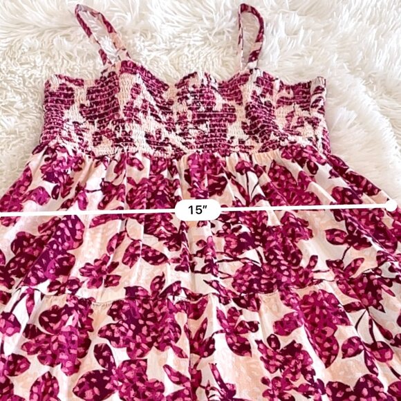 Old Navy Girls Summer Dress Purple Floral Size L - Picture 5 of 8